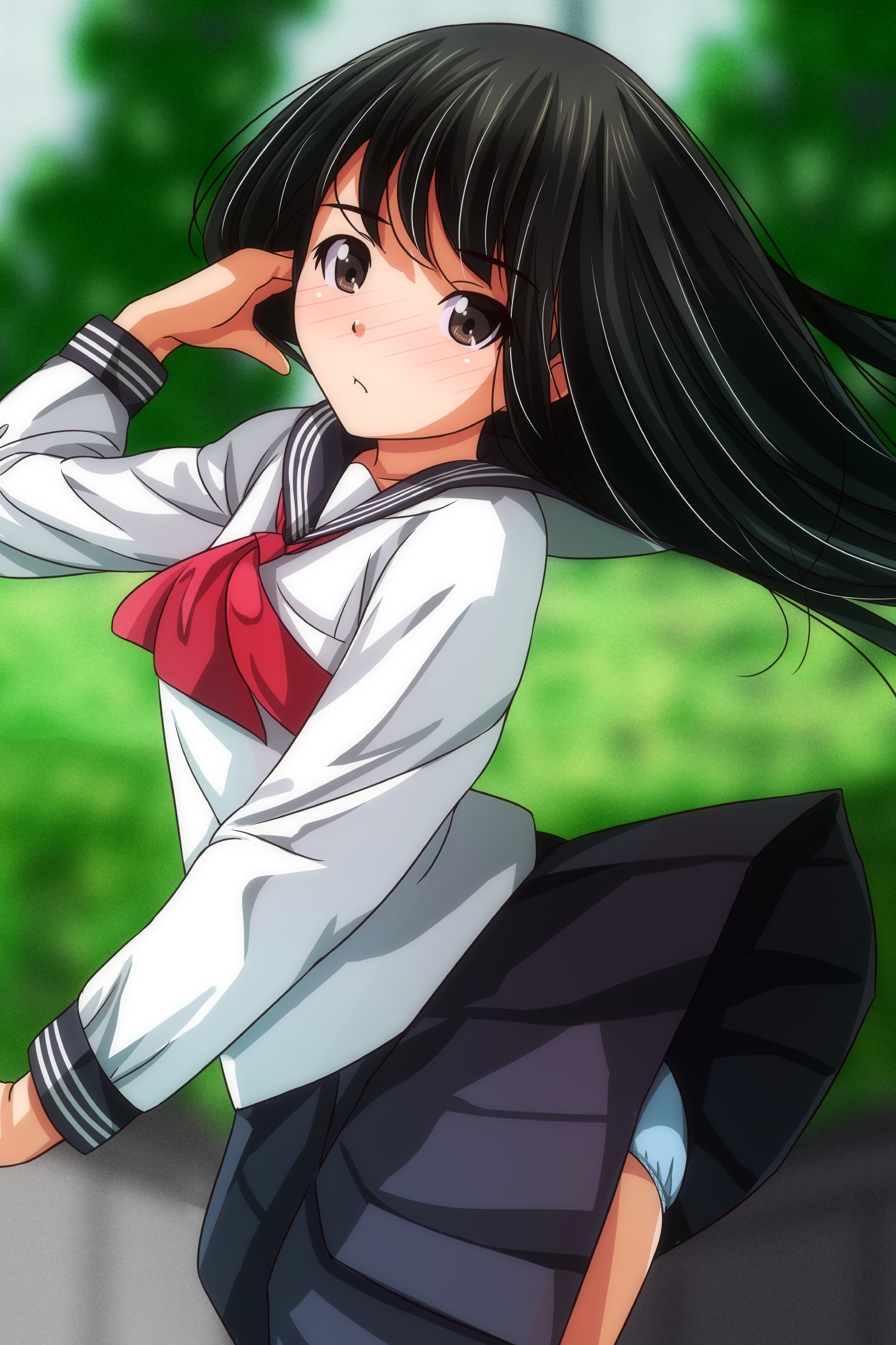 matsunaga kouyou loli pantsu seifuku skirt lift | #1167684 | yande.re